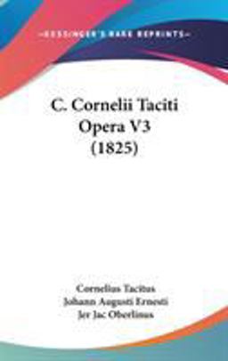 C Cornelii Taciti Opera V3