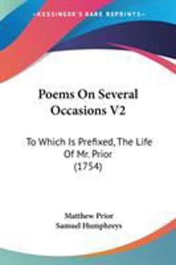 Poems on Several Occasions V2