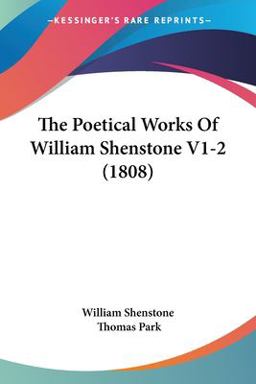 The Poetical Works of William Shenstone V1-2