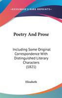 Poetry and Prose
