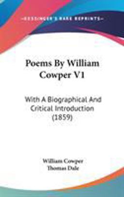 Poems by William Cowper V1