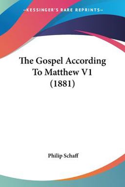 The Gospel According to Matthew V1 The Gospel According to Matthew V1