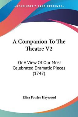 A Companion to the Theatre V2