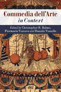 Commedia Dell'Arte in Context  9781107028562 Front Cover