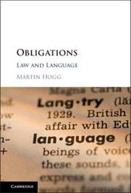 Obligations Law and Language  9781107087958 Front Cover
