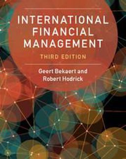 International Financial Management 3rd 9781107111820 Front Cover