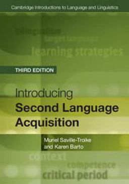 Introducing Second Language Acquisition 3rd 9781107149526 Front Cover