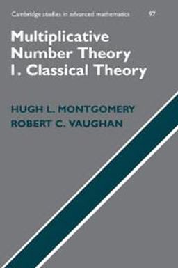 Multiplicative Number Theory I Classical Theory  9781107405820 Front Cover