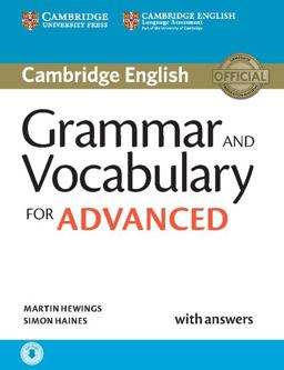 Grammar and Vocabulary for Advanced Book With Answers and Audio: Self-study Grammar Reference and Practice; With Downloadable Audio File  9781107481114 Front Cover