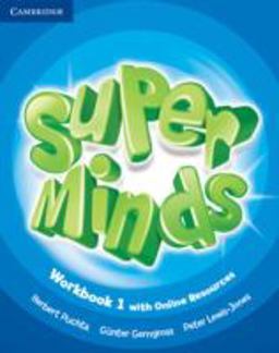 SUPER MINDS LEVEL 1 WORKBOOK WITH ONLINE RESOURCES  9781107482951 Front Cover