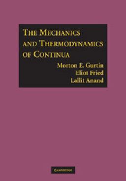 Mechanics and Thermodynamics of Continua  9781107617063 Front Cover