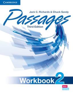 Passages Level 2 Workbook 3rd Edition 3rd 9781107627260 Front Cover