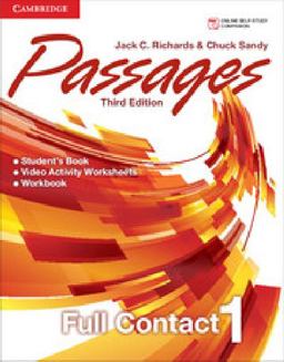 Passages Level 1 Full Contact 3rd Edition 3rd 9781107627697 Front Cover