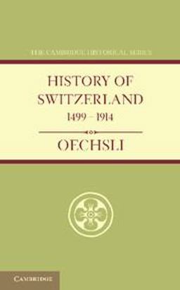 History of Switzerland 1499-1914