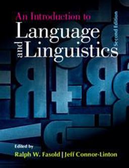 Introduction to Language and Linguistics 2nd 9781107637993 Front Cover