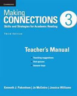 Making Connections Level 3 Teacher's Manual 3rd Edition 3rd 9781107650541 Front Cover