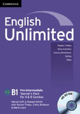 English Unlimited Pre-Intermediate a and B Teacher's Pack (Teacher's Book with DVD-ROM)