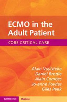 ECMO in the Adult Patient  9781107681248 Front Cover