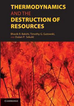 Thermodynamics and the Destruction of Resources  9781107684140 Front Cover