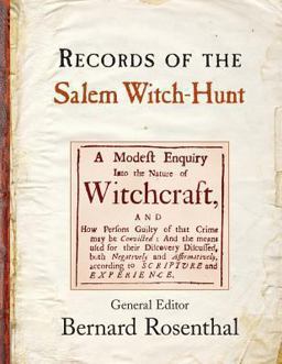 Records of the Salem Witch-Hunt  9781107689619 Front Cover