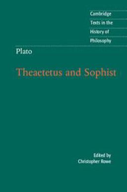 Plato: Theaetetus and Sophist  9781107697027 Front Cover