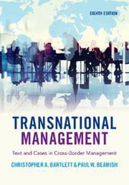 Transnational Management: Text and Cases in Cross-border Management  9781108436694 Front Cover