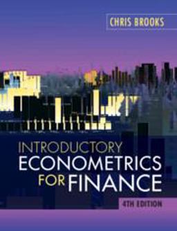 Introductory Econometrics for Finance 4th 9781108436823 Front Cover