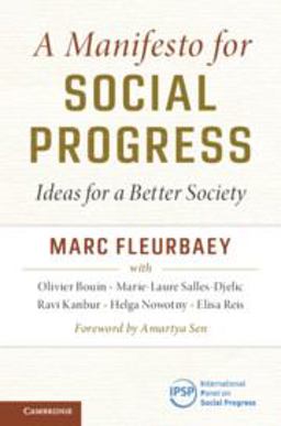A Manifesto for Social Progress: Ideas for a Better Society  9781108440929 Front Cover