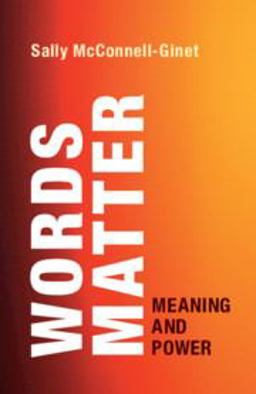 Words Matter Meaning and Power  9781108445900 Front Cover
