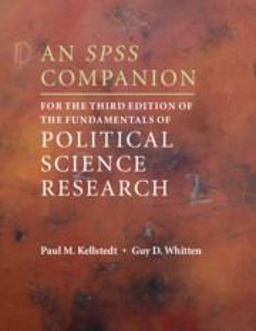 SPSS Companion for the Third Edition of the Fundamentals of Political Science Research  9781108447935 Front Cover