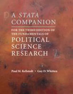 Stata Companion for the Third Edition of the Fundamentals of Political Science Research  9781108447966 Front Cover