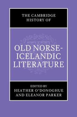 Cambridge History of Old Norse-Icelandic Literature  9781108486811 Front Cover