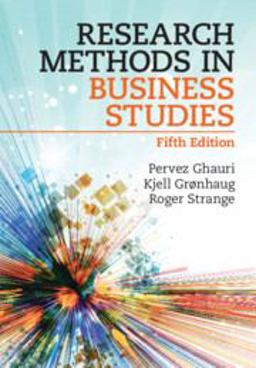 Research Methods in Business Studies 5th 9781108708241 Front Cover