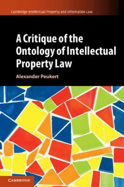 Critique of the Ontology of Intellectual Property Law  9781108735728 Front Cover