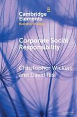 Corporate Social Responsibility  9781108745260 Front Cover