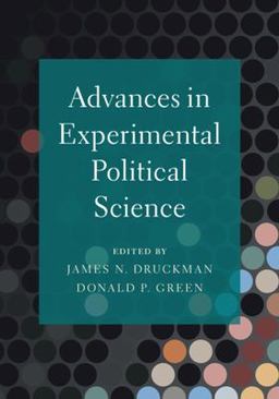 Advances in Experimental Political Science  9781108745888 Front Cover