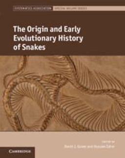 Origin and Early Evolutionary History of Snakes  9781108837347 Front Cover