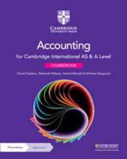 Cambridge International AS and a Level Accounting Coursebook with Digital Access (2 Years)