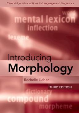 Introducing Morphology 3rd 9781108958486 Front Cover