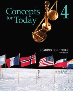 Reading for Today 4: Concepts for Today 3rd 9781111033057 Front Cover