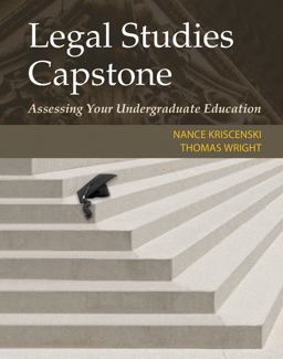 Legal Studies Capstone Assessing Your Undergraduate Education  9781111035075 Front Cover