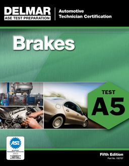 ASE Test Preparation - A5 Brakes 5th 9781111127077 Front Cover