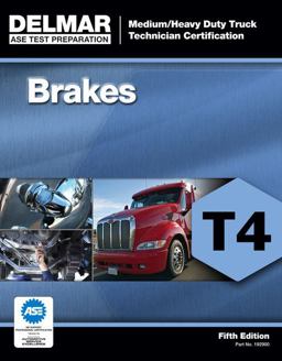 ASE Test Preparation - T4 Brakes 5th 9781111129002 Front Cover