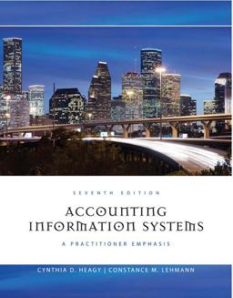 Accounting Information Systems A Practitioner Emphasis 7th 9781111219512 Front Cover