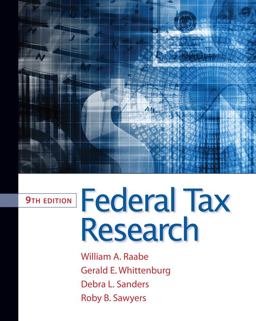 Federal Tax Research 9th 9781111221645 Front Cover