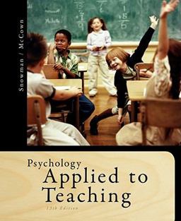 Psychology Applied to Teaching 13th 9781111298111 Front Cover