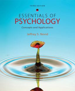 Cengage Advantage Books: Essentials of Psychology Concepts and Applications 3rd 9781111304812 Front Cover