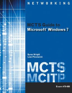 MCTS Guide to Microsoft Windows 7 (Exam # 70-680)  9781111309770 Front Cover