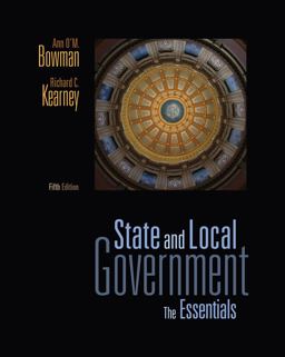 State and Local Government The Essentials 5th 9781111341497 Front Cover