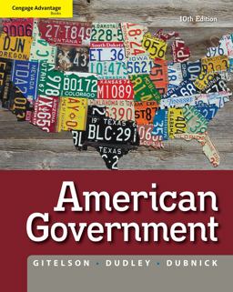 American Government 10th 9781111342036 Front Cover